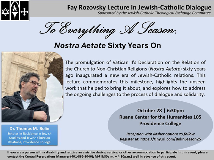 Fay Rozovsky Lecture on October 28, 2025